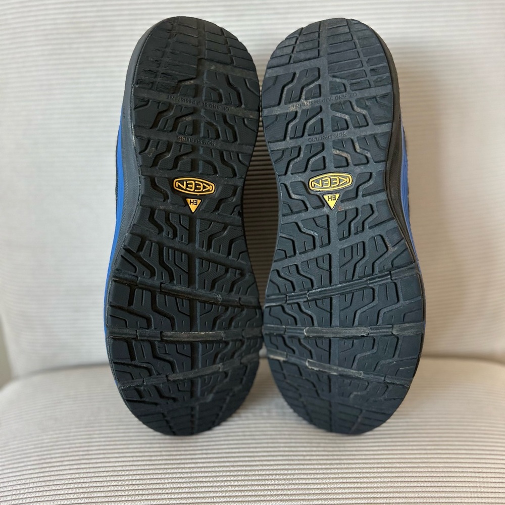 Men’s KEEN Utility Vista Energy work sneakers - Black/Nautical Blue - size 11.5D - Picture 9 of 11